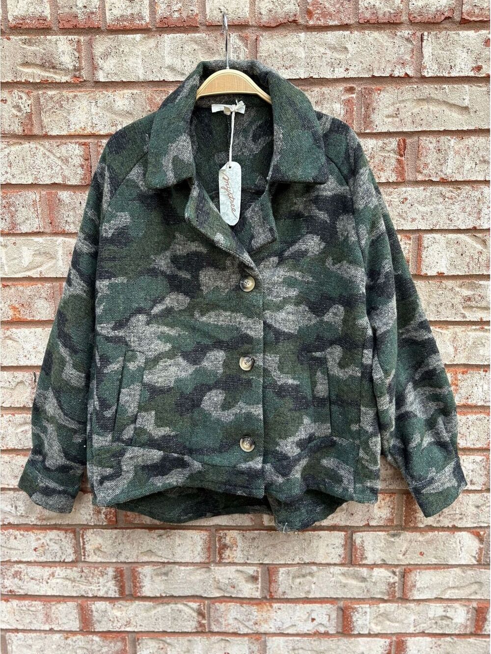 NWT Mystree Camo Jacket Size L